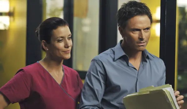 Kate Walsh nel ruolo di Addison Montgomery e Tim Daly nel ruolo di Pete Wilder in Private Practice