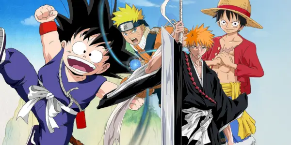 ドラゴンボールの悟空、ワンピースのルフィ、ブリーチのナルトと一護