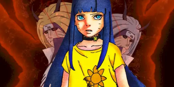 ヒマワリは、BORUTOの公式マンガとアニメ版のアートワークを使用したコラージュ麦粒腫画像でギンカクとキンカクと対比しました。