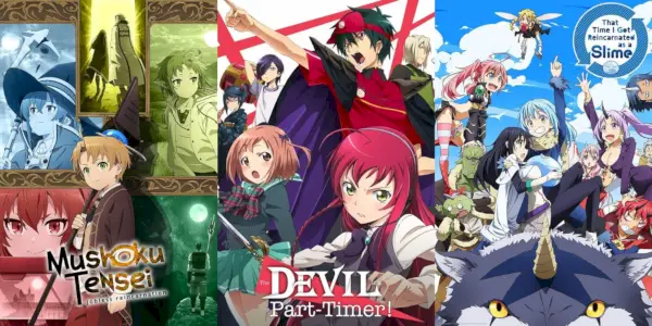 Broken Isekai Abilities Cover med Mushoku Tensei, Devil is a Part-Timer, og That Time I Got Reincarnated as a Slime