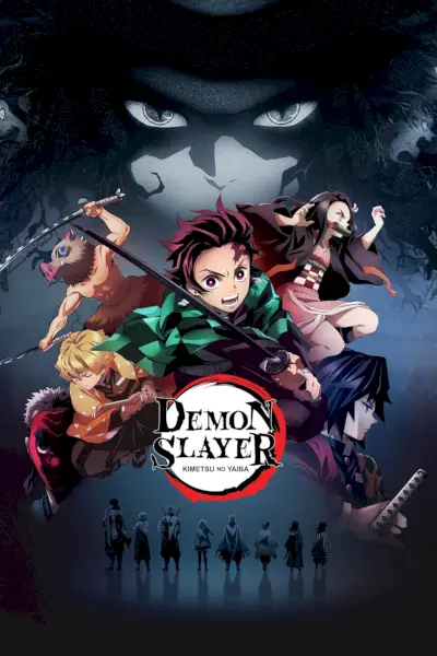 Pôster da série de anime Demon Slayer