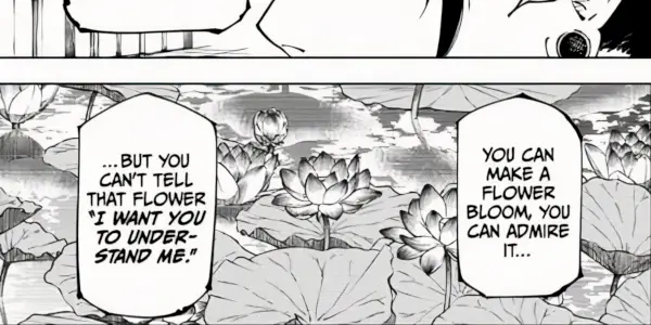 Lotusblumen aus Jujustu Kaisen, Kapitel 236