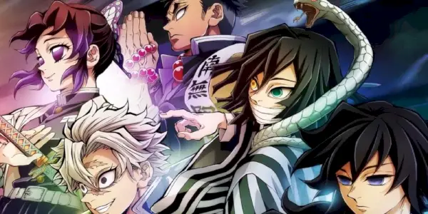 Video promozionale di Demon Slayer con Giyu, Shinobu, Obanai, Sanemi e Gyomei.