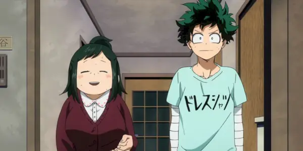 My Hero Academia: איזוקו מידוריה ואמו אינקו.