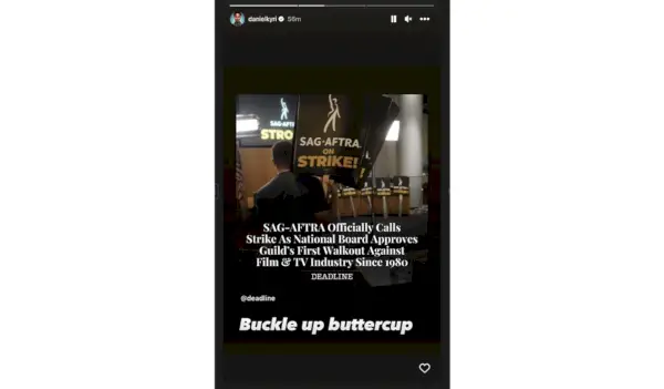 Instagramový príbeh Daniela Kyriho