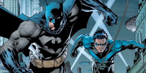 Batman et Nightwing courent dans Hush