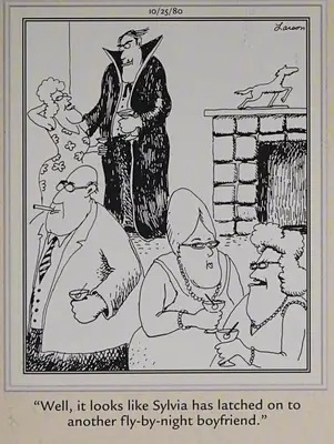 Far Side, Sylvia has another fly by night boyfriend