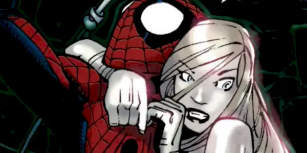スパイダーマンとエマ・フロスト