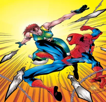 スパイダーマンと彼の恋人マロウ
