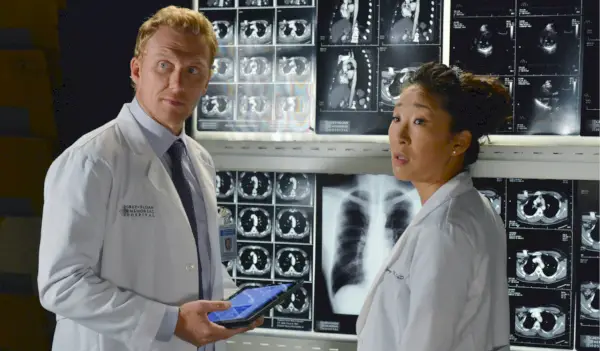 Kevin McKidd y Sandra Oh, Gray