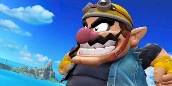 Ein Bild eines höhnischen Wario