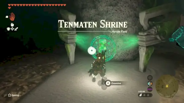Santuario Tenmaten en Zelda TOTK.