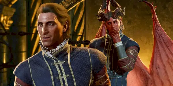 Un Raphael e Haarlep sorridenti negli screenshot di Baldur