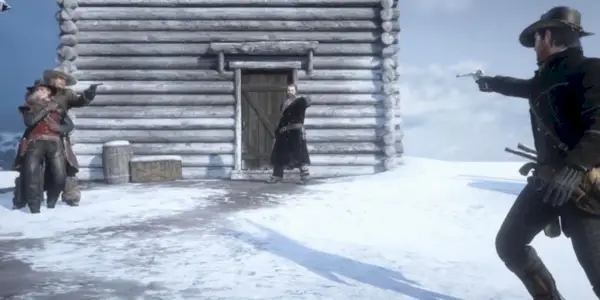 Micah, John, Dutch i Sadie ścierają się ze sobą w meksykańskim starciu w ostatniej misji Red Dead Redemption 2