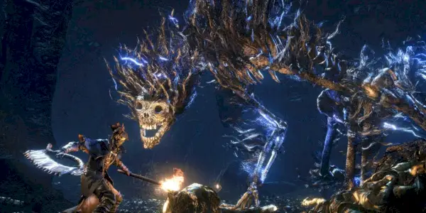 Mroczna Bestia Paarl w Bloodborne.