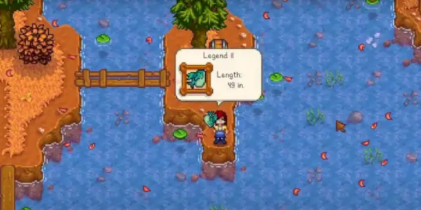 Legend II 전설 물고기를 잡는 Stardew Valley