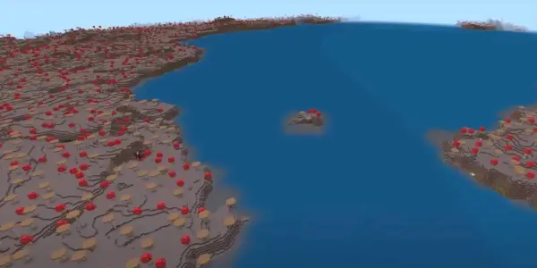 Minecraft Mooshroom Island-Biom von