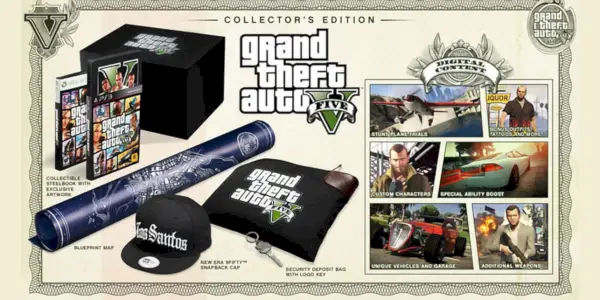Una raccolta di diversi bonus dal collezionista di Grand Theft Auto 5