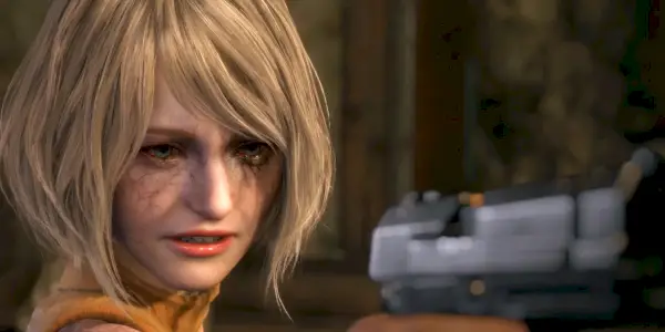 Ashley Graham en Resident Evil 4 mientras ella