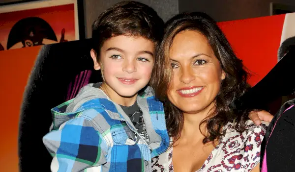 Mariska Hargitay og hennes sønn August Hargitay