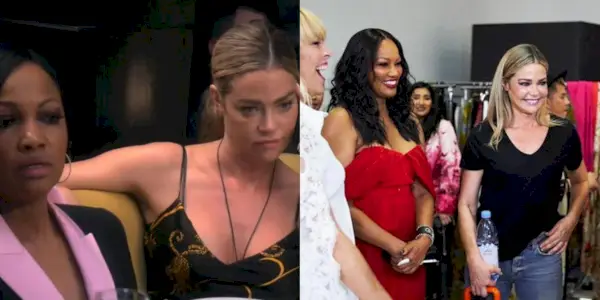 Une image partagée de Garcelle et Denise dans différentes scènes de RHOBH