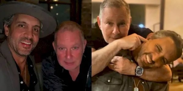 Une image partagée de PK et Mauricio se taquinant et s'enlaçant hors de RHOBH