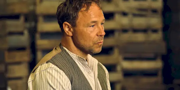 Stephen Graham som Hayden Stagg ser trist ut i Peaky Blinders