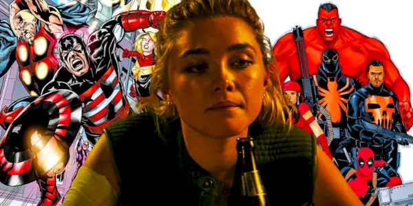 Yelena Belova naráží na hromové blesky Dark Avengers