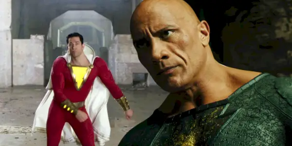 Shazam létání v Shazam Fury of the Gods