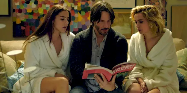 Keanu Reeves em TOC TOC.