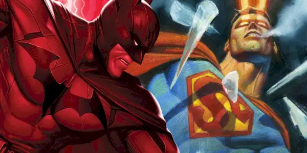 Batman confrontando Superman em Batman Versus Superman Dawn Of Justice (2016)