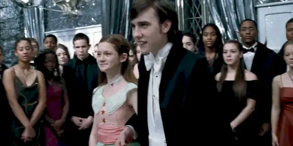Neville e Ginny al Ballo del Ceppo in Harry Potter