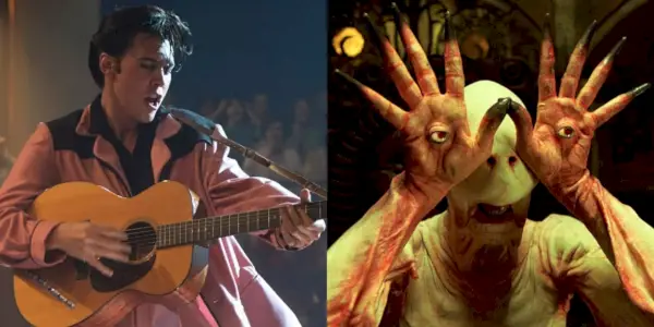 Rozdělit obrázek Elvis a Pans Labyrinth