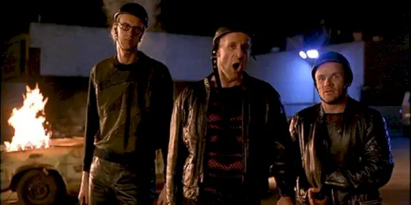 I Nichilisti si trovano in un parcheggio del film Il Grande Lebowski