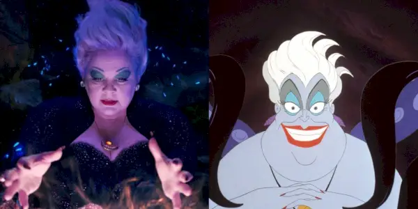 Melissa McCarthy vs Ursula i rollebesetningen The Little Mermaid