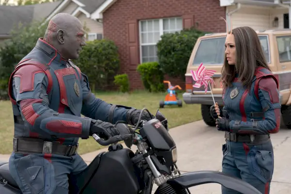 Dave Bautista, Pom Klementieff, Guardiani della Galassia Vol