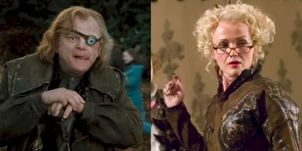 Mad Eye Moody et Rita Skeeter dans la Coupe de Feu