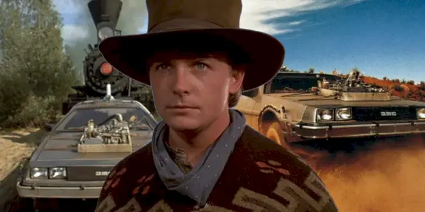 Michael J. Fox Marty McFly Powrót do przyszłości III Deloreans