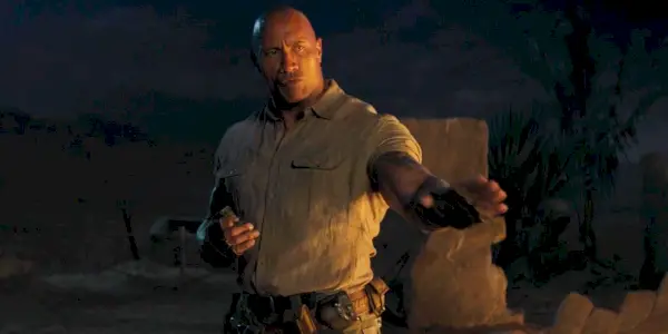 Dwayne Johnson vo filme Jumanji The Next Level