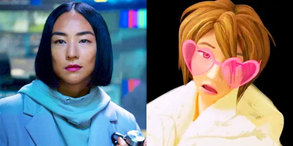 greta lee como lyla a través del verso araña
