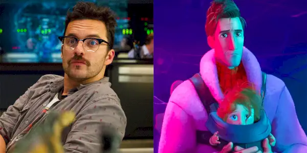 Jake Johnson como Peter B Parker en A través del Spider-Verse