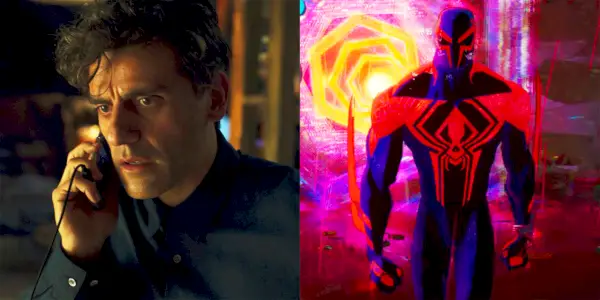 Oscar Isaac como Spider-Man 2099 en A través del Spider-Verse