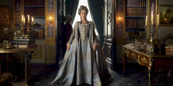 Catarina dá as boas-vindas ao rei da França em The Great HBO