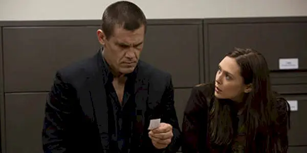 『オールド・ボーイ』2013で会話するジョーとマリー。