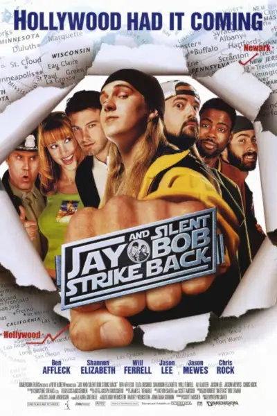 Jay e Silent Bob contra-atacam - pôster Ben Affleck, Sahannon Elizabeth, Will Ferrell