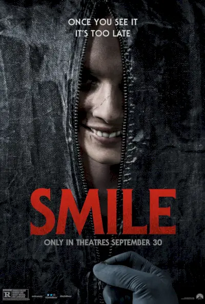 Ostatni plakat filmowy „Uśmiech”.
