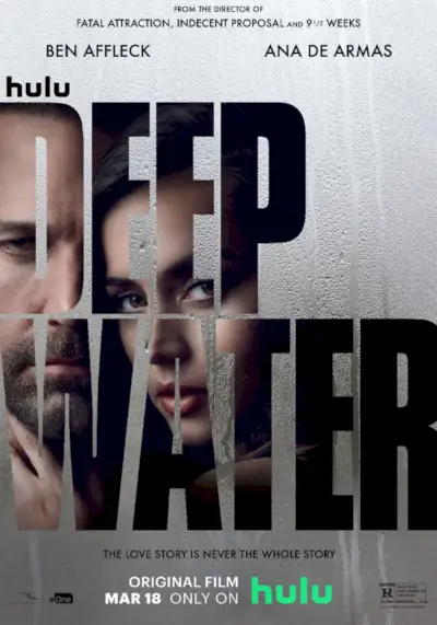 Ben Affleck avec Trixie Van Allen dans Deep Water.