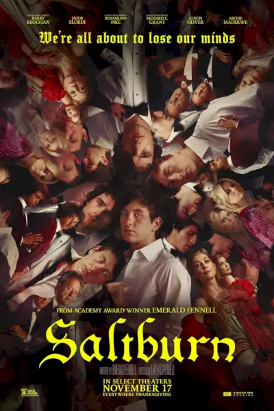 Saltburn 2023 filmplakat