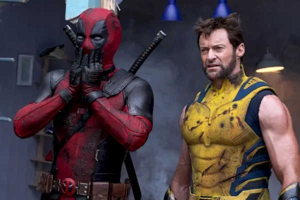 ryan reynolds como deadpool, hugh jackman como wolverine, deadpool y wolverine