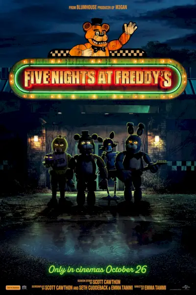 Fem nætter hos Freddys filmplakat